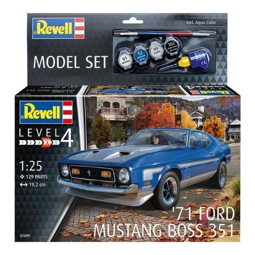 cumpără Set de construcție Revell 67699 Masina de asamblat Mustang Boss 351, 58967 în Chișinău 