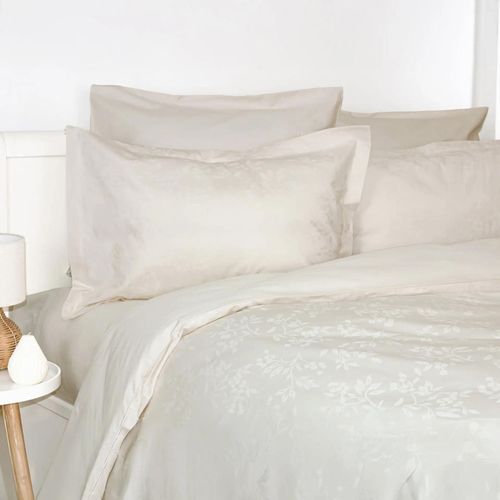 купить Домашний текстиль Relaxe Home 023306 Lenjerie de pat TEP Grace Jacquard (Euro) Milky в Кишинёве 