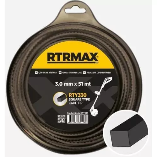 cumpără Fir pentru trimmere RTRMAX RTY333 Pătrat 3,3 mm/42 m în Chișinău 