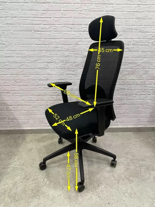 купить Офисное кресло ART Carot-E HB black в Кишинёве 