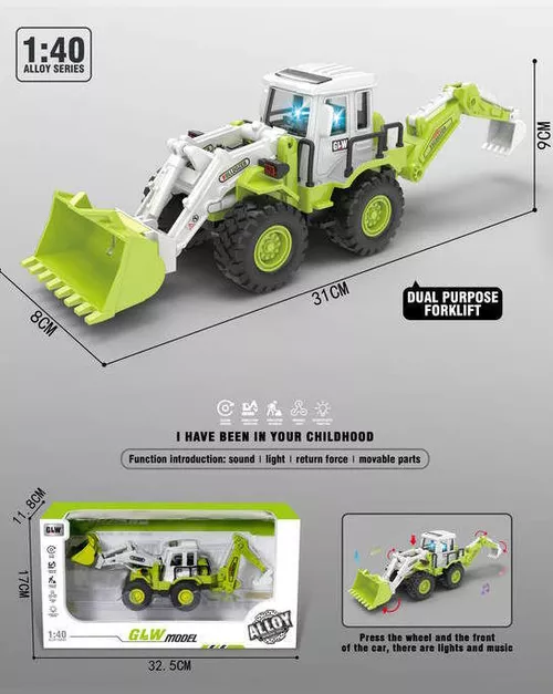 купить Машина Richi (96667) трактор металлический  с музыкой/светом в Кишинёве 