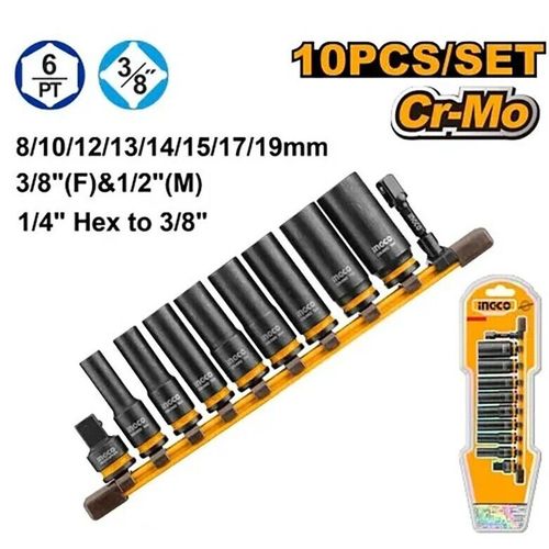 cumpără Set de tubulare, bite, duze INGCO HKISSD38105L (52181) în Chișinău 