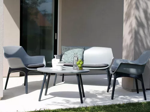 cumpără Set mobilier de grădină Bica Luxor Lounge Gray/Graphite în Chișinău 