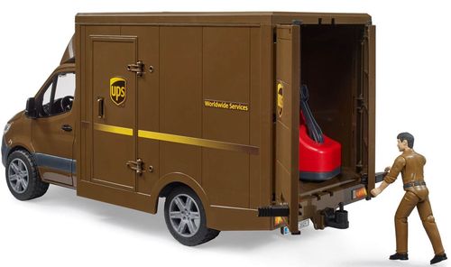 купить Машина Bruder 2678 MB Sprinter UPS cu sofer si accesorii, 50745 в Кишинёве 