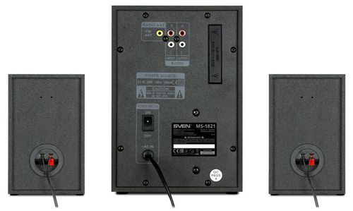 купить Колонки мультимедийные для ПК Sven MS-1821 Black в Кишинёве 