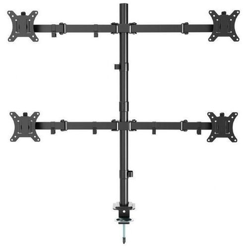 купить Аксессуар для ПК Gembird MA-D4-01 Arm for 4 monitors 13”-32” (rotate, tilt, swivel), black в Кишинёве 