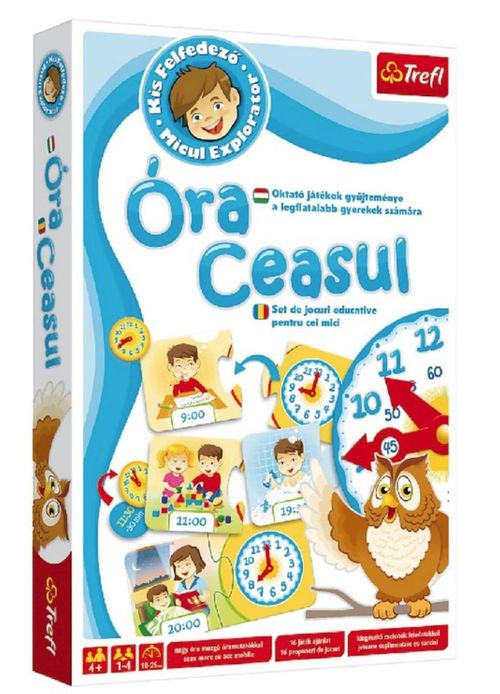 cumpără Puzzle Trefl 1986 Game - Clock RO/Little Explorer în Chișinău 