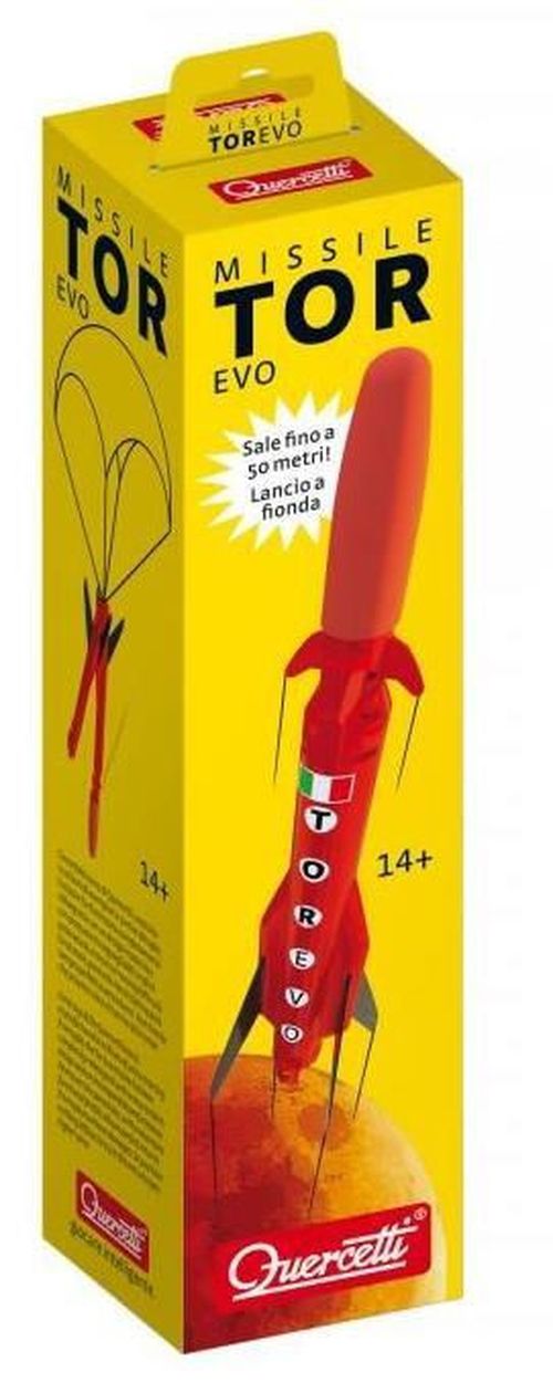 купить Игрушка Quercetti Q3126 Racheta Tor Evo - Rosu в Кишинёве 
