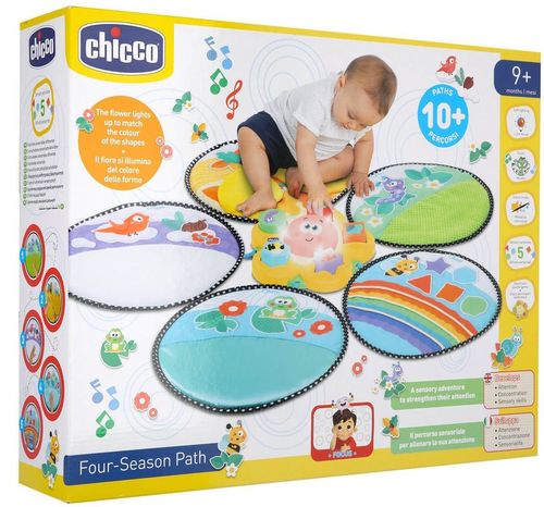 купить Коврик игровой Chicco 11315 Jucarie Senzoriala 4 Anotimpuri New Style в Кишинёве 