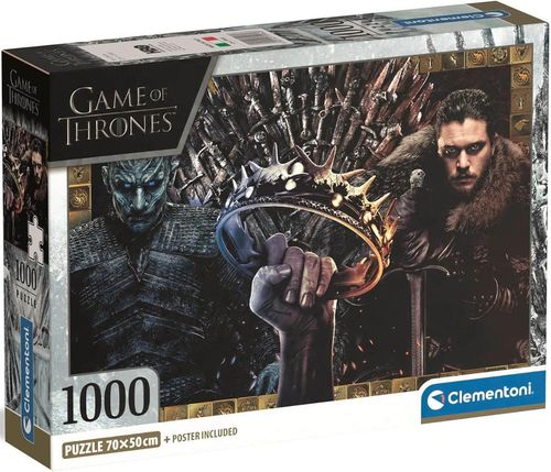 cumpără Puzzle Clementoni 1000 Game of Thrones (39962) în Chișinău 