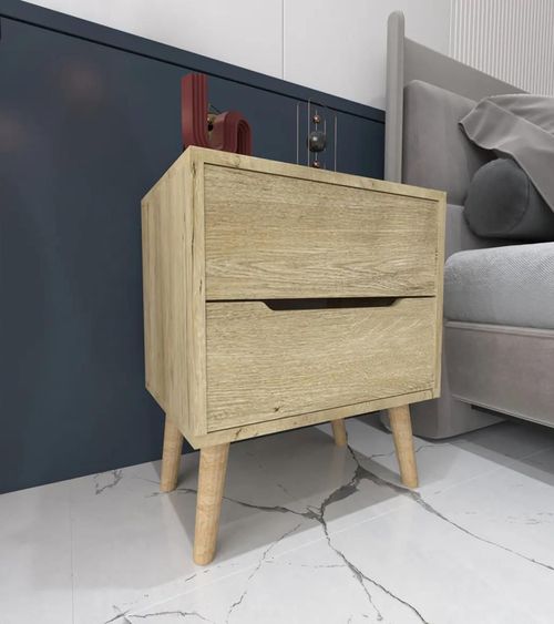 купить Тумбочка Trendy Flora-Sapphire Oak, 50x60x44cm в Кишинёве 