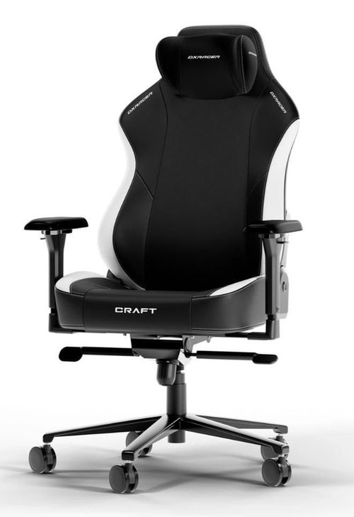 купить Офисное кресло DXRacer Craft XL-F23-LTA-NW-X1, Black/White в Кишинёве 