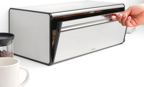 купить Хлебница Brabantia 23 67 09 Fall Front Matt Steel в Кишинёве 