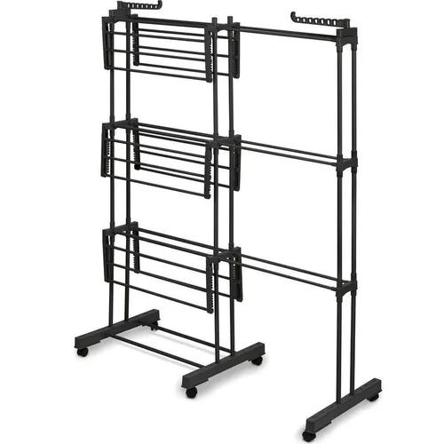 купить Сушилка для белья Konighoffer Ultra 135x66x173cm Black в Кишинёве 