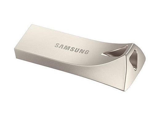 cumpără 32GB USB Flash Drive Samsung BAR Plus MUF-32BE3/APC, Read 200MB/s, Champagne Silver Metal Body, USB 3.1, waterproof, shock-proof, temperature-proof, magnet-proof, and X-ray-proof, (memorie portabila Flash USB/внешний накопитель флеш память USB) în Chișinău 