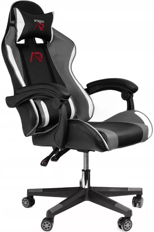 cumpără Fotoliu de birou Jumi ARAGON (gri/negru/alb) în Chișinău 