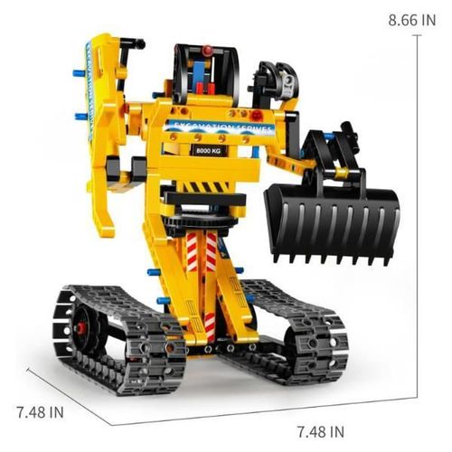 купить Конструктор iM.Master 6801 Robot-Excavator 2în1, Mechanical Master, 342pcs в Кишинёве 