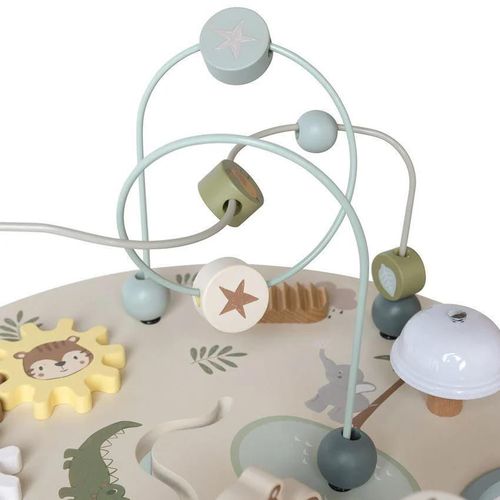 cumpără Complex de joacă pentru copii Premaman PJQP19-CCC-UNQ Masuta de activitati din lemn Little Savanna în Chișinău 