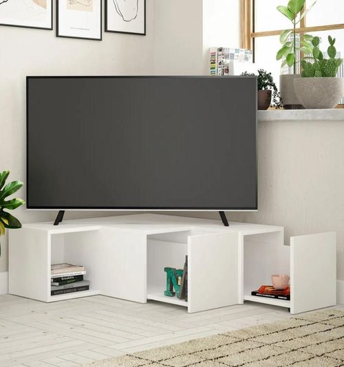 cumpără Comodă TV Trendy Compact, alb 90x32x92cm în Chișinău 