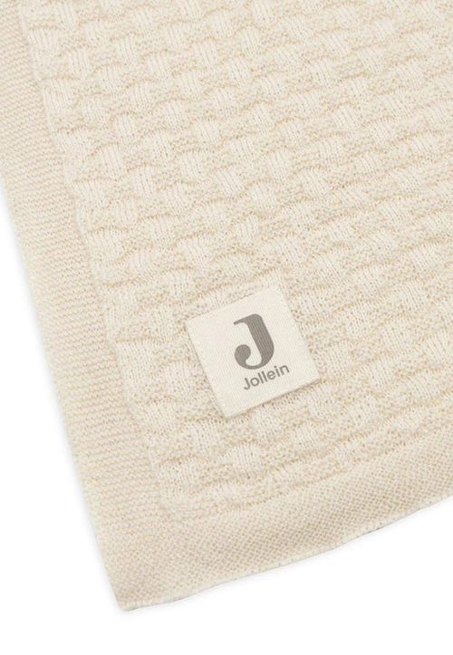 cumpără Set de perne si plapume Jollein 516-522-67080 Paturica Weave Knit Merino wool Oatmeal, 100x150 cm în Chișinău 