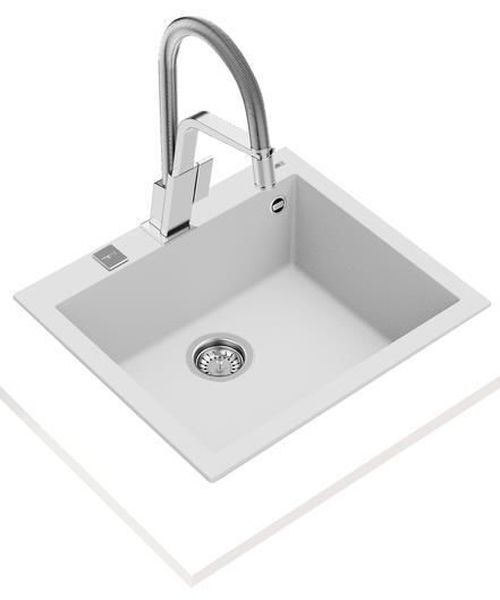 купить Мойка кухонная Teka Forsquare 50.40 TG tegranit White в Кишинёве 