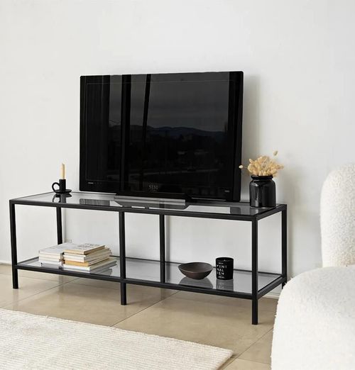 cumpără Comodă TV Trendy De baza, Gri inchis, Negru în Chișinău 