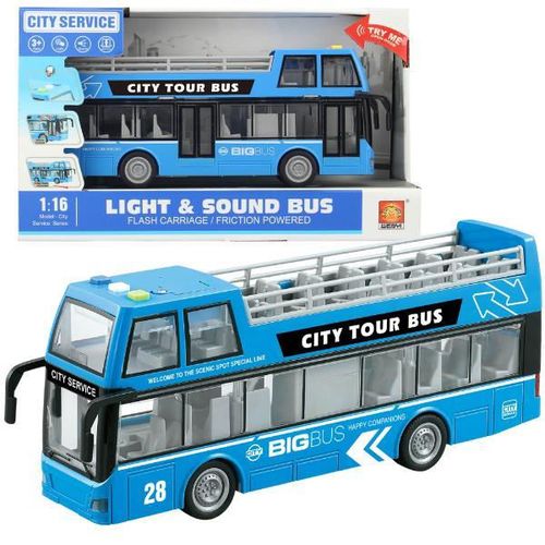 купить Машина Wenyi WY916B 1:16 Autobuz inerțial cu etaj deschis в Кишинёве 