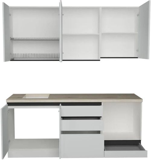 cumpără Mobilă pentru bucatarie ArtFlame GOLA White (2 m.l.) în Chișinău 