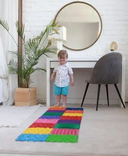 купить Игровой комплекс для детей Ortek 10173 коврик-пазл ортопедический -массажный MEGA MIX 18эл 26x26cm в Кишинёве 