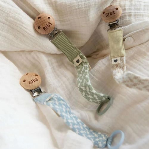 купить Пустышка BIBS 9401101 Lantisor clip pentru suzeta BIBS Sand/Ivory в Кишинёве 