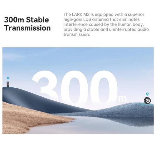 купить Микрофон Hollyland Lark M2 with USB-C Plug / (Duo,Shine Charcoal) в Кишинёве 