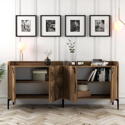 cumpără Casetieră Trendy Venedik, Nuc 180x78x35cm în Chișinău 