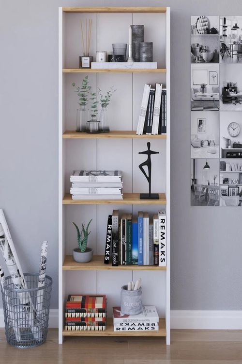 купить Стеллаж Remaks 5 Shelf Oak в Кишинёве 