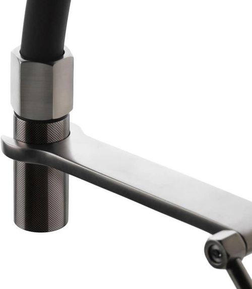 купить Смеситель кухонный Gessi 60055-707 Officine Black Metal Brushed PVD в Кишинёве 