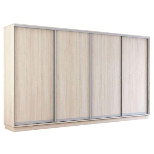 cumpără Dulap Mobildor-Lux Fox uși glisante din PAL (400x60x200H cm) Sonoma în Chișinău 