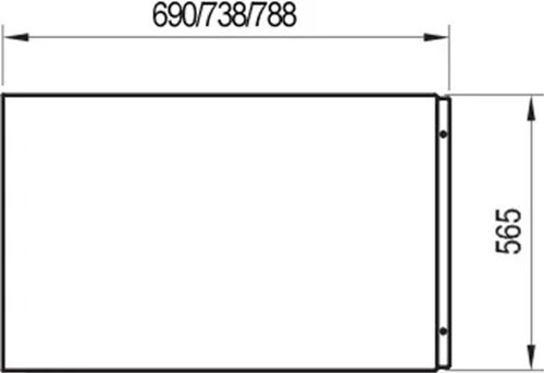 купить Панель для ванны Ravak Panou lateral 80 Formy/City/Campanula CZ00140A00 в Кишинёве 