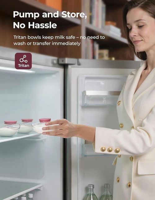 купить Молокоотсос Momcozy BP288-NR71BA-B Pompa de san electrica dubla hands-free M9 Red в Кишинёве 