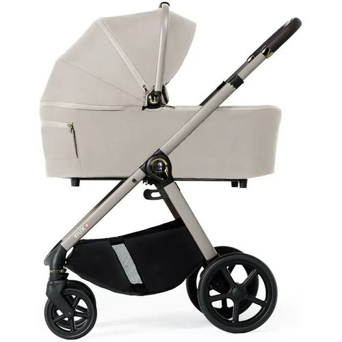 купить Детская коляска DadaPrams Carucior 2in1 Flux Almond + Adaptoare в Кишинёве 