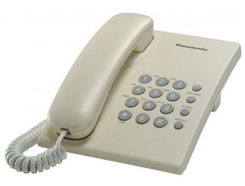 купить Telephone Panasonic KX-TS2350UAJ, Beije (telefon cu fir/проводной телефон) в Кишинёве 