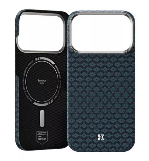 cumpără Husă pentru smartphone Benks ArmorAir ArmorGrid Phone Case Built with Kevlar iP17 Pro Max (Blue) în Chișinău 