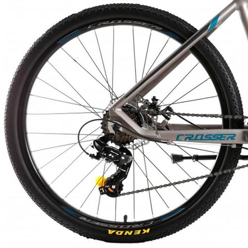 cumpără Bicicletă Crosser SOLO 27.5" 21 21S Shimano+Logan Hidraulic/29" 075-C-27.5" 075-C-21/Black/Blue în Chișinău 