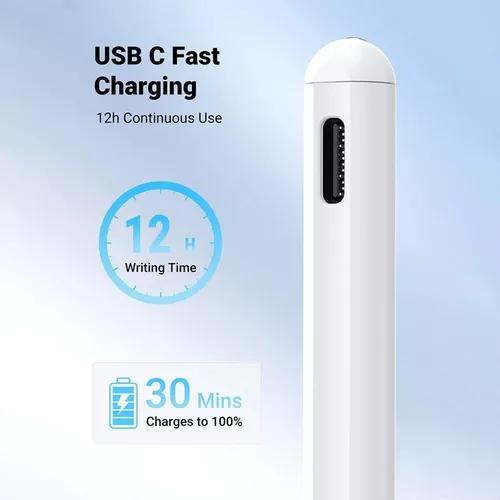 cumpără Accesoriu pentru aparat mobil Ugreen 90915, Smart Stylus for iPad 2018-2025, Faster Charge Tilt Sensitivity, White în Chișinău 