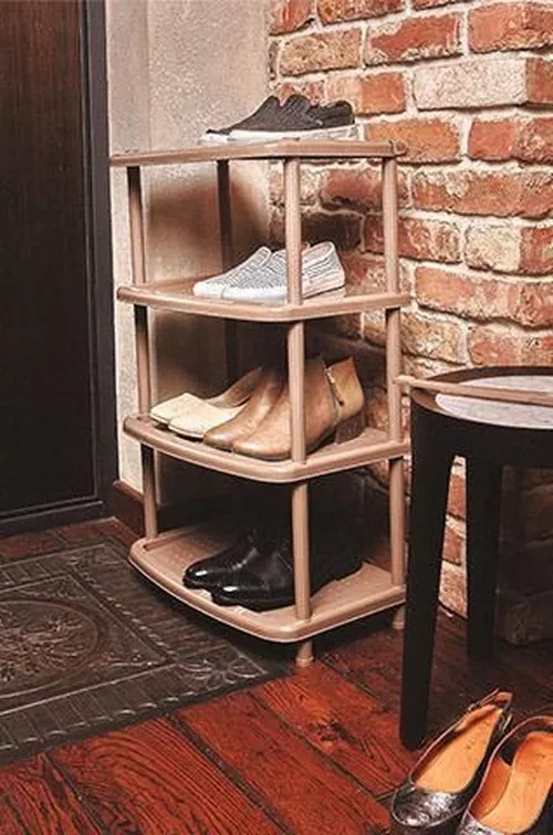 cumpără Raft pentru încălțăminte Бытпласт 45714 Paola 4 полки, 49X31X78cm în Chișinău 