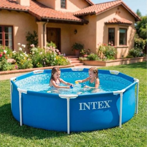 cumpără Piscină cu cadru Intex 28296 Metal Frame Blue 244х76сm, 2843L, cadru metalic în Chișinău 