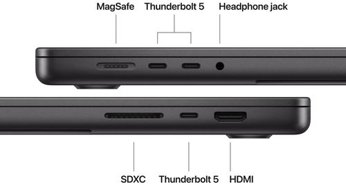 купить Ноутбук Apple MacBook Pro 16" M5 Pro 18c/20g RAM 48GB SSD 1TB Space Black MGEC4 в Кишинёве 