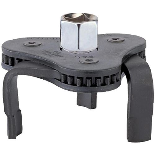 купить Ручной инструмент King Tony 9AE433 съемник масляных фильтров трех палый 65~120mm под квадрат 3/8-1/2" в Кишинёве 