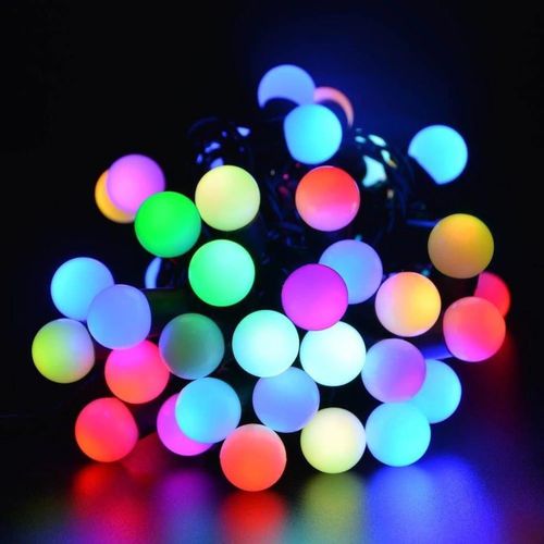 cumpără Ghirlandă Promstore 37394 Огни новогодние Шарики 40LED разных цветов, 5.5m, in/out în Chișinău 