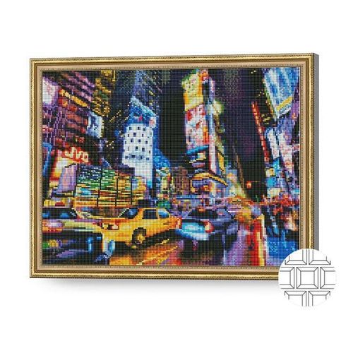 купить Картина по номерам Art Gallery QB204203 Mozaic cu diamante patrate 40x50cm Times Square в Кишинёве 