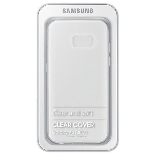 купить Чехол для смартфона Samsung EF-QA320, Galaxy A3 2017, Clear Cover, transparent в Кишинёве 