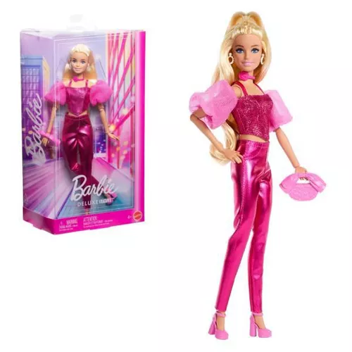 cumpără Păpușă Barbie JFP40 Fashionistă în costum roz lucios în Chișinău 